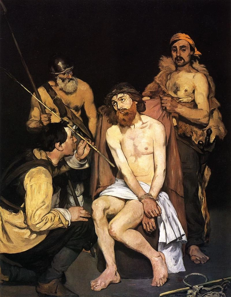   112-Édouard Manet, Gesù Cristo tra i soldati, 1864-65-Art Institute of Chicago